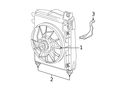 Condenser Fan for 2008 Dodge Ram 1500 #0