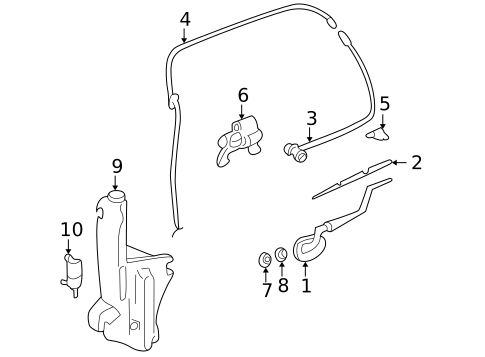 Wipers for 2003 Cadillac Escalade ESV #1