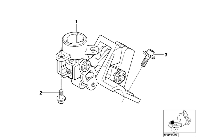 52532328565 - : Dualseat Locking Mechanism for BMW-Motorrad Image