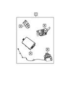 5026796AH - : Hub Receiver for Chrysler: 300 | Dodge: Charger, Journey Image