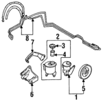 4971085A01 - : Hose for Nissan: Sentra Image