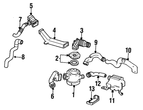 Air Intake for 1988 Honda Prelude #0
