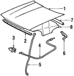 5330102010 - Body: Hood for Toyota: Corolla Image