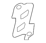 1305031U05 - Cooling System: Engine Coolant Pipe Gasket for Nissan: 350Z, Altima, Frontier, Maxima, Murano, NV1500, NV2500, NV3500, Pathfinder, Quest, Xterra Image