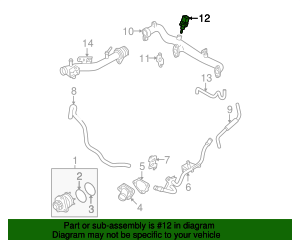 22630-7Y000 - Coolant Temp Sensor 1995-2021 Nissan Group 1 Auto Parts