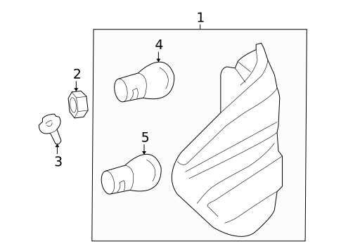 Tail Lamps for 2007 Mercedes-Benz R 63 AMG&reg; #0