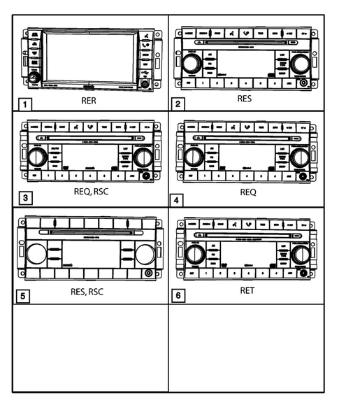 Radio, Antenna, Speakers, DVD, and Video systems for 2010 Dodge Dakota #1