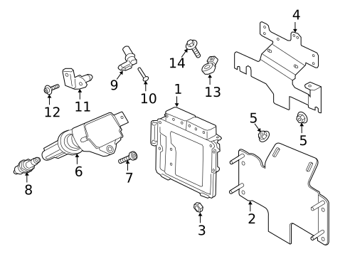 Ignition System for 2019 Land Rover Range Rover Velar #0