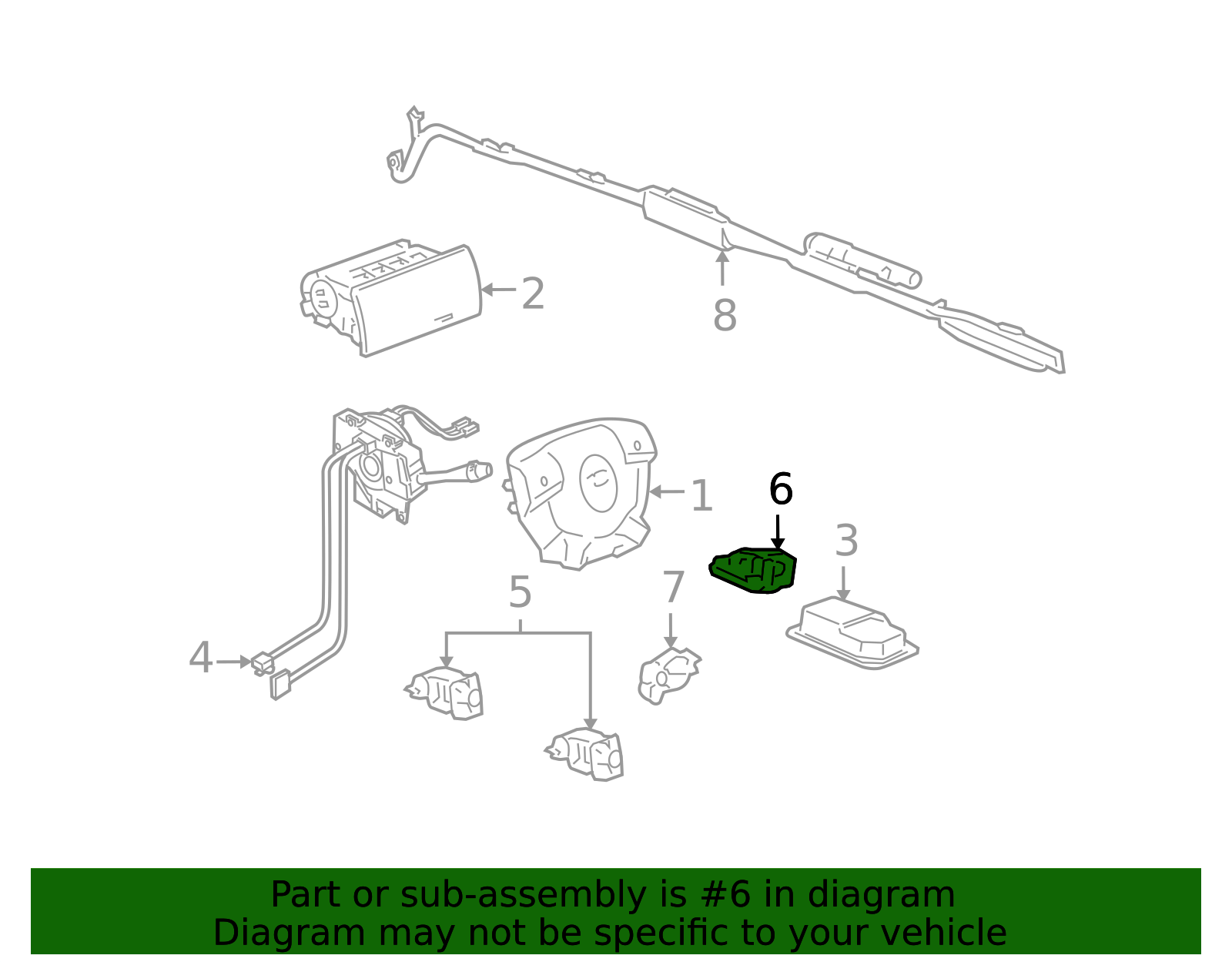 20842671 - High-Quality Airbag Vehicle Rollover Sensor for AutoNation Parts