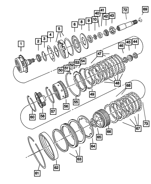 5280020 - Automatic Transaxle 4 Speed: Carrier Bearing Shim for Mopar Image