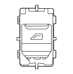 61315A2BCB6 - Body: Trunk Lid Release Switch for BMW Image