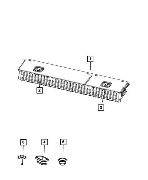 Rear Storage Compartment for 2017 Ram 3500 #1