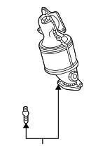 18190RJEA00 - : Catalytic Converter for Honda: Ridgeline Image
