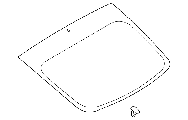 Lift Gate Glass - Nissan (K0300-1A45A)