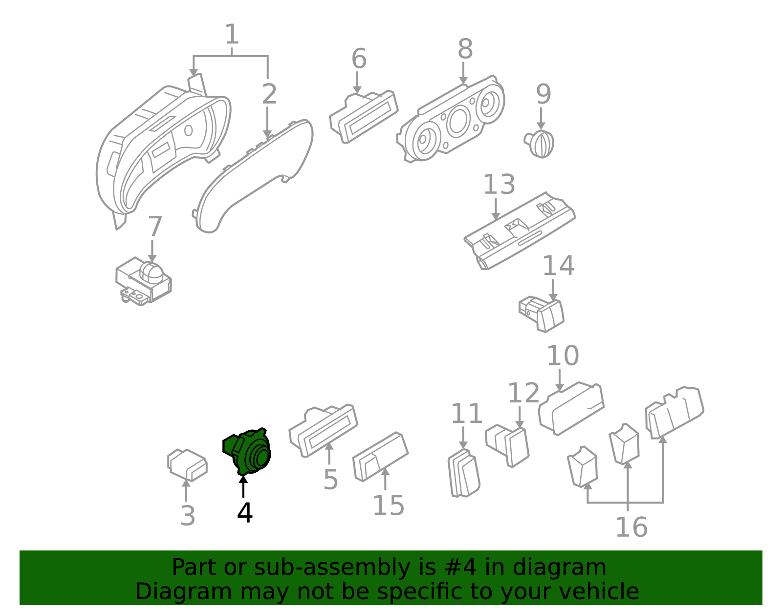 2006-2010 Ford Motorcraft Headlamp Switch SW-6336 | OEM Parts Online