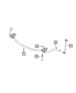 V8164037AA - Front Suspension: Stabilizer Bar Link Kit for Dodge: Dart | Jeep: Cherokee Image