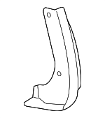 7662252060 - Body: Mud Guard for Toyota: Yaris Image