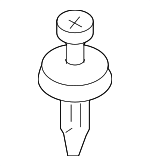 B27K51PS7 - Electrical: Headlamp Assembly Rivet for Mazda: 3, CX-7, CX-9, MPV, MX-5 Miata, RX-8 Image