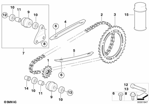 Torque-Transfer Mechanism, Motorcycle for 2008 BMW-Motorrad G 650 Xcountry #0