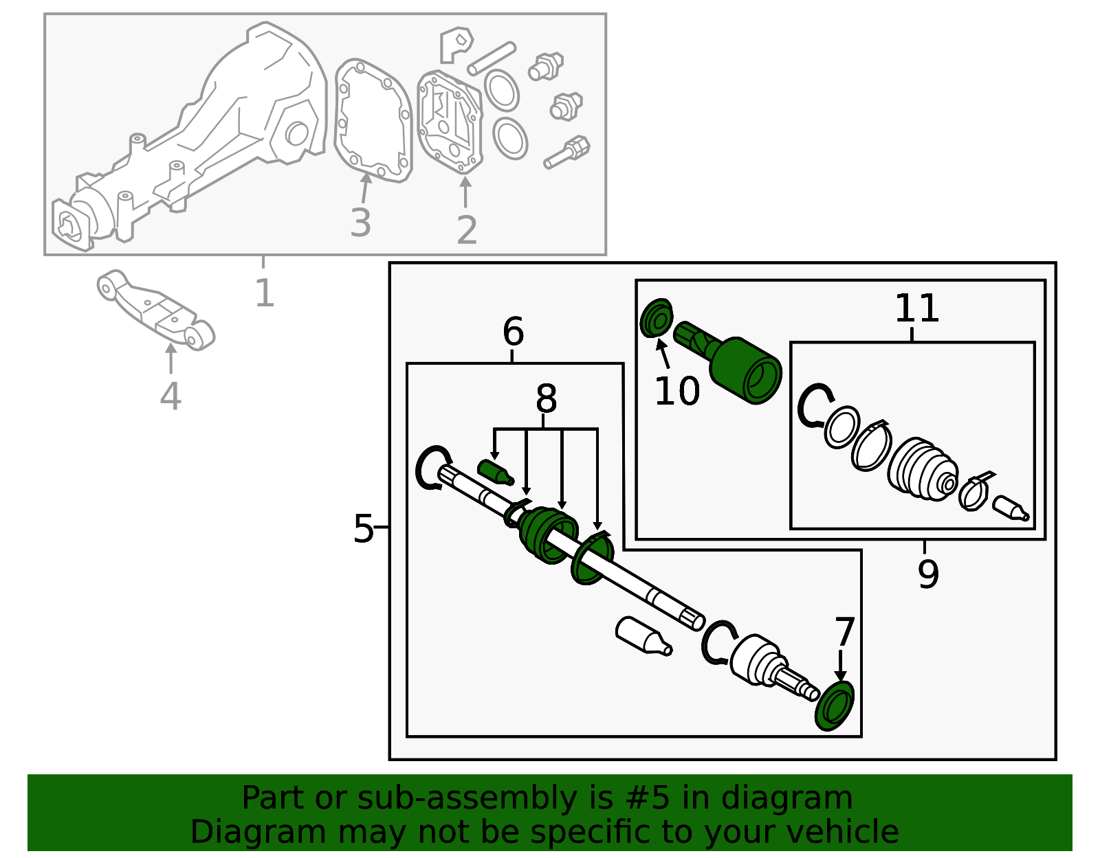 2013-2021 Subaru Axle Assembly 28421AJ021 | OEM Parts Online