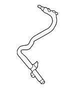 7Z121065E - Cooling System: Inlet Pipe for Volkswagen: Touareg Image