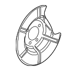 22705357 - Brakes: Splash Shield for Chevrolet: Cobalt, HHR, Malibu | Pontiac: G5, G6 | Saturn: Aura, Ion Image