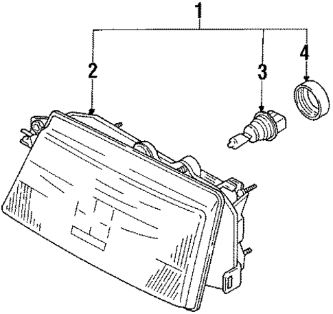 Bulbs - Chassis for 1994 Subaru Loyale #0