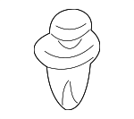 91560S84A01 - Body: Sill Plate Clip for Acura: CL, Integra, MDX, RDX, RL, RSX, TL, TSX, Vigor Image