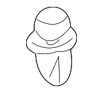 91560S04003 - Body: Sill Plate Clip for Acura: CL, Integra, RDX, RL, RLX, RSX, TL, TSX, ZDX Image