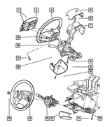 4690413 - Steering: Steering Column Cover for Mopar Image image