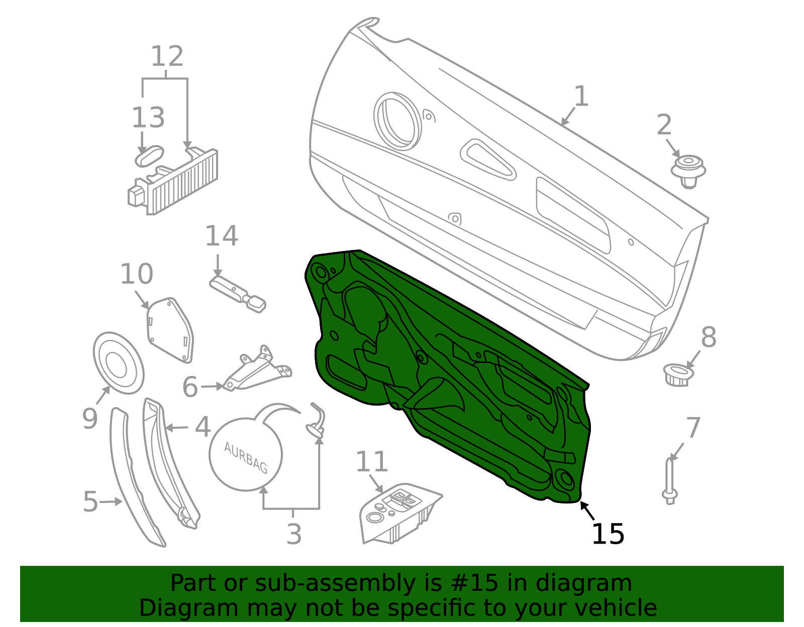 51487016655 - 2003-2008 BMW Z4 Sound Absorber (51-48-7-016-655