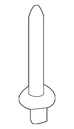 11811139167 - Body: Bracket Rivet for BMW: Z4 Image