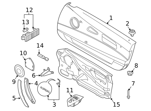 Interior Trim - Door for 2008 BMW Z4 #0