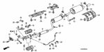 36535RRA000 - Electrical/Exhaust/Heater/Fuel: CLAMP, LAF SENSOR HARNESS for Honda Image
