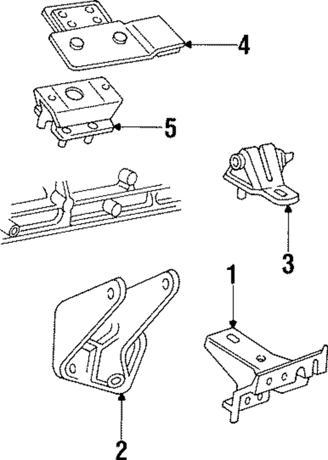 52002603AD - Engine: Front Support for Mopar Image