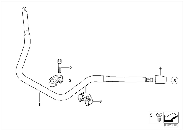 32717652161 - Steering: Screw - M8X30 for BMW-Motorrad Image
