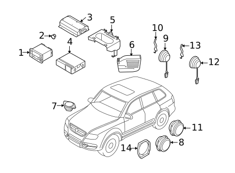 Sound System for 2007 Volkswagen Touareg #0