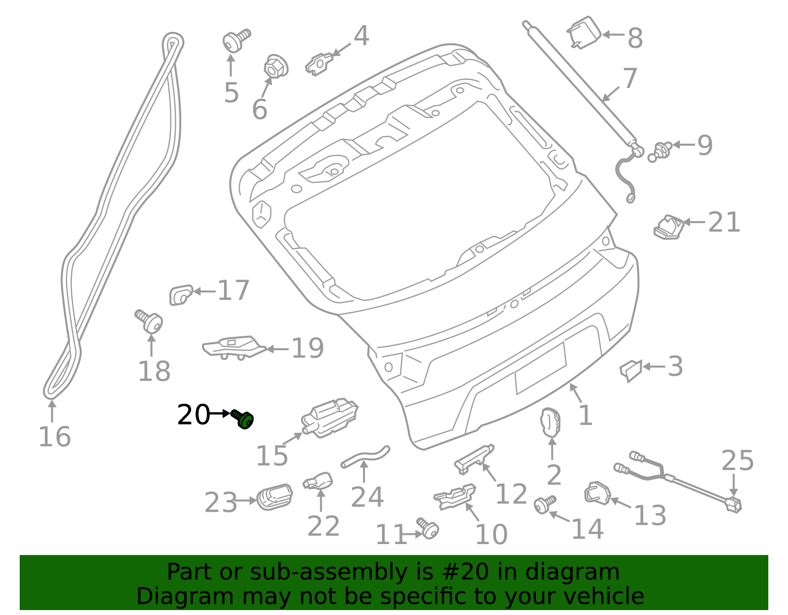 Cover Bolt - Porsche (N-104-056-04)
