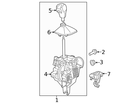 Gear Shift Control for 2015 Ram ProMaster City #0