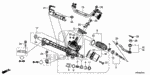 53416TR0A01 - Chassis: GUIDE, STEERING RACK for Honda Image
