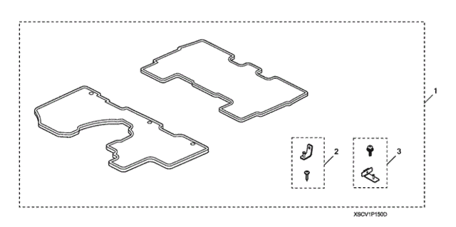 Carpet Floor Mat (2) for 2011 Honda Element #0