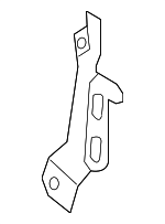 DS7Z54045K00A - Body: Reinforced Beam Lower Bracket for Ford: Fusion, Police Responder Hybrid, SSV Plug-In Hybrid | Lincoln: MKZ Image
