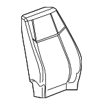 15867835 - : Light Neutral Passenger Seat Back Cover for Chevrolet: Cobalt Image