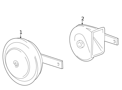Horn for 1998 BMW Z3 #0