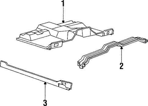 Floor & Rails for 1998 Lincoln Navigator #0