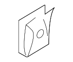 W520114S424 - Electrical: Retractor Assembly Nut for Ford Image