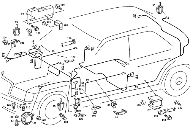 2015405509 - Electrical System: Wiring Harness for Mercedes-Benz Image image