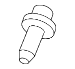 21110145 - Body: Rear Body Trim Retainer for Chevrolet: Malibu | Saturn: Ion, SL, SL1, SL2, SW1, SW2 Image