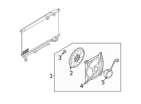 Cooling Fan for 2004 Kia Optima #0