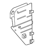 95C863360BLK - : Fuse Box Cover for Porsche: Macan Image